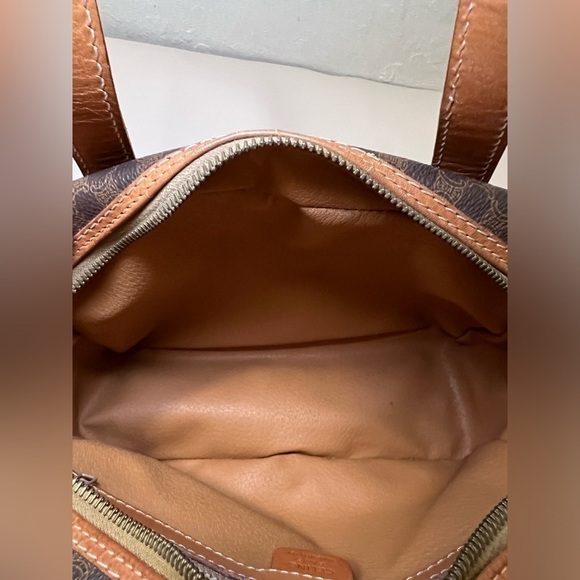 Vintage Celine Macadam Pattern Handbag. - Picture 13 of 15